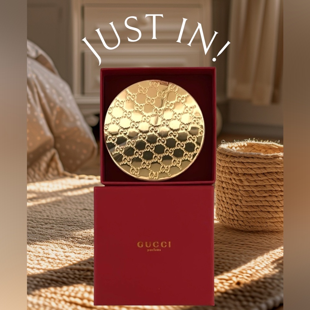 Gucci Gold Embossed Compact